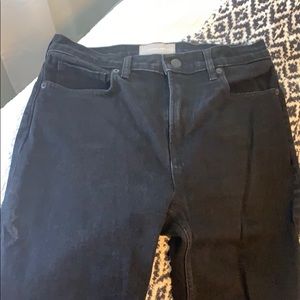 Everlane kick crop denim